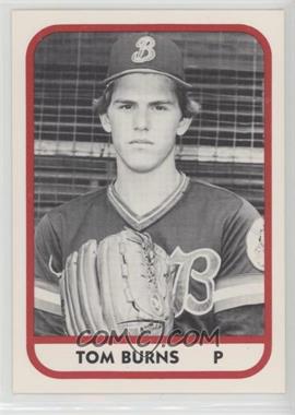 1981 TCMA Minor League - [Base] #1169 - Tom Burns