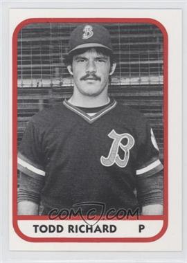 1981 TCMA Minor League - [Base] #1173 - Todd Richard