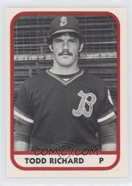 1981 TCMA Minor League - [Base] #1173 - Todd Richard