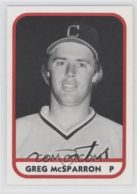 1981 TCMA Minor League - [Base] #175 - Greg McSparron