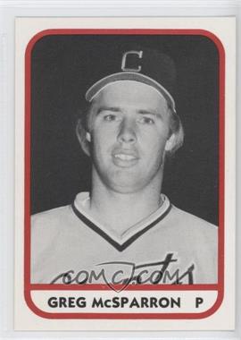 1981 TCMA Minor League - [Base] #175 - Greg McSparron