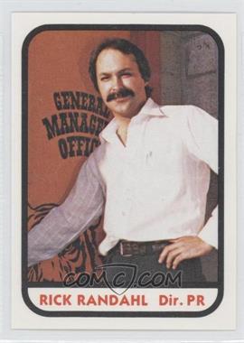 1981 TCMA Minor League - [Base] #252 - Rick Randahl