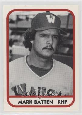 1981 TCMA Minor League - [Base] #360 - Mark Batten