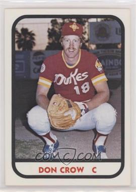 1981 TCMA Minor League - [Base] #438 - Don Crow
