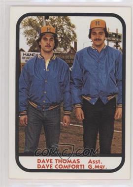 1981 TCMA Minor League - [Base] #525 - Dave Thomas, Dave Comforti