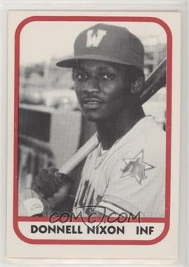 1981 TCMA Minor League - [Base] #549 - Donnell Nixon