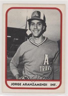 1981 TCMA Minor League - [Base] #59 - Jorge Arazamendi