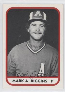 1981 TCMA Minor League - [Base] #65 - Mark Riggins