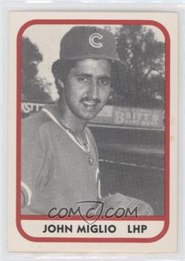 1981 TCMA Minor League - [Base] #693 - John Miglio