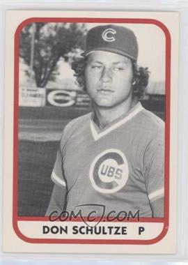 1981 TCMA Minor League - [Base] #701 - Don Schultze