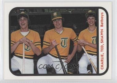 1981 TCMA Minor League - [Base] #704 - Batboys: Charlie Harigen, Ted Henderson, Shawn Holland