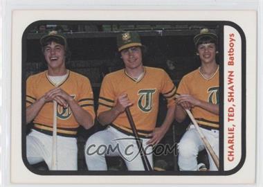 1981 TCMA Minor League - [Base] #704 - Batboys: Charlie Harigen, Ted Henderson, Shawn Holland