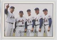 Gil Hodges, Yogi Berra, Eddie Yost, Rube Walker, Joe Pignatano