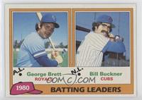 League Leaders - George Brett, Bill Buckner