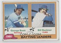League Leaders - George Brett, Bill Buckner [Noted]
