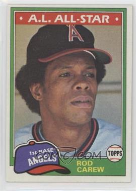 1981 Topps - [Base] #100 - Rod Carew