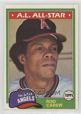 1981 Topps - [Base] #100 - Rod Carew