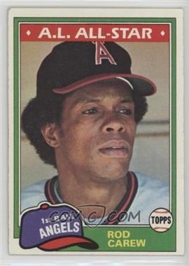 1981 Topps - [Base] #100 - Rod Carew [Noted]
