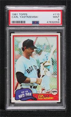 1981 Topps - [Base] #110 - Carl Yastrzemski [PSA 9 MINT]