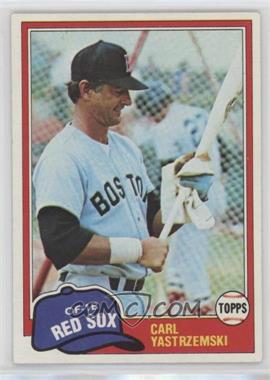 1981 Topps - [Base] #110 - Carl Yastrzemski