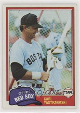 1981 Topps - [Base] #110 - Carl Yastrzemski