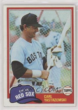 1981 Topps - [Base] #110 - Carl Yastrzemski