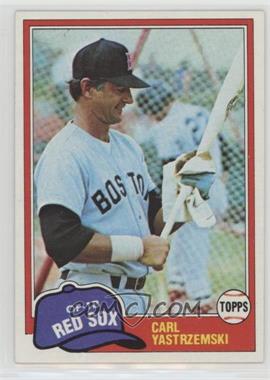 1981 Topps - [Base] #110 - Carl Yastrzemski