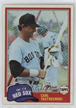 1981 Topps - [Base] #110 - Carl Yastrzemski