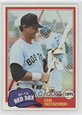 1981 Topps - [Base] #110 - Carl Yastrzemski