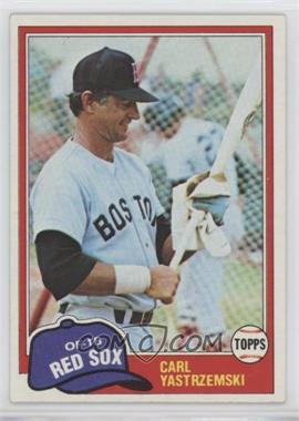 1981 Topps - [Base] #110 - Carl Yastrzemski