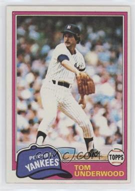 1981 Topps - [Base] #114 - Tom Underwood