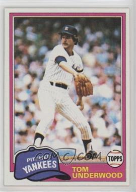 1981 Topps - [Base] #114 - Tom Underwood