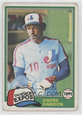 1981 Topps - [Base] #125 - Andre Dawson [Good to VG‑EX]