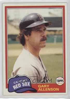 1981 Topps - [Base] #128 - Gary Allenson