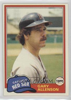 1981 Topps - [Base] #128 - Gary Allenson