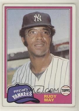 1981 Topps - [Base] #179 - Rudy May [Good to VG‑EX]