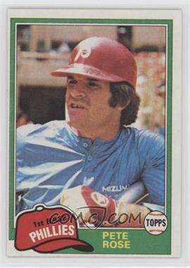 1981 Topps - [Base] #180 - Pete Rose