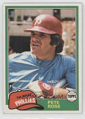 1981 Topps - [Base] #180 - Pete Rose