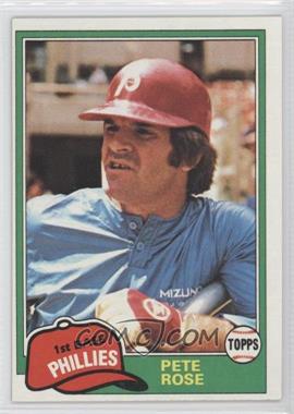 1981 Topps - [Base] #180 - Pete Rose