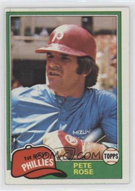 1981 Topps - [Base] #180 - Pete Rose