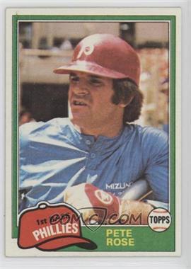 1981 Topps - [Base] #180 - Pete Rose