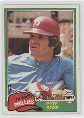 1981 Topps - [Base] #180 - Pete Rose [EX to NM]