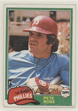 1981 Topps - [Base] #180 - Pete Rose [EX to NM]