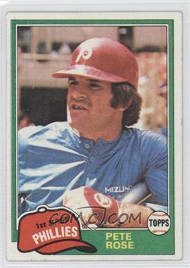 1981 Topps - [Base] #180 - Pete Rose [Noted]