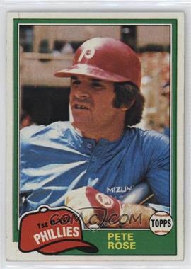 1981 Topps - [Base] #180 - Pete Rose