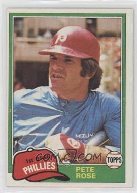 1981 Topps - [Base] #180 - Pete Rose [EX to NM]