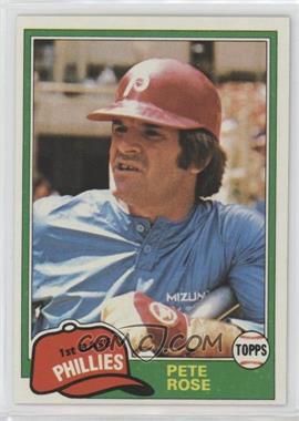 1981 Topps - [Base] #180 - Pete Rose