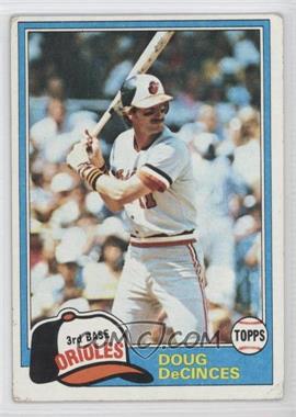 1981 Topps - [Base] #188 - Doug DeCinces [Good to VG‑EX]