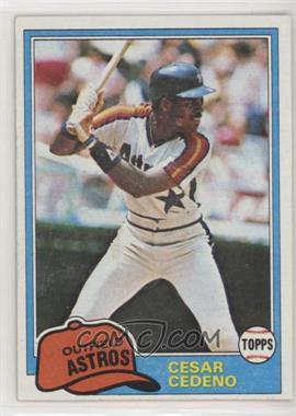 1981 Topps - [Base] #190 - Cesar Cedeno