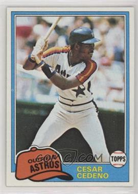 1981 Topps - [Base] #190 - Cesar Cedeno